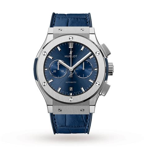 hublot classic fusion blue chronograph blue battery|Hublot classic fusion special edition.